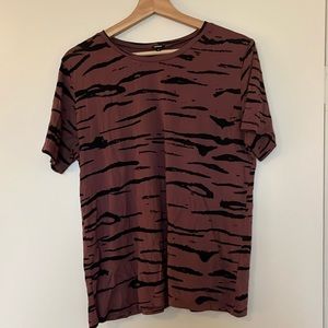 Monrow Animal Print Tee
